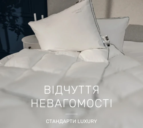 Ковдра пухова касетна Luxury Exclusive №080 100% пух Luxury class Tік Luxury  - 2
