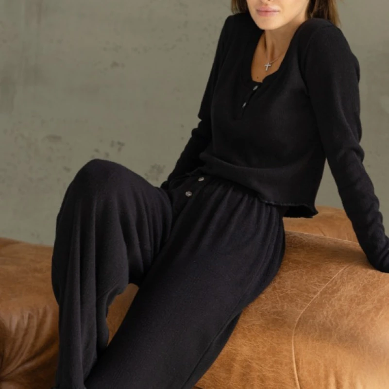 Пижама "Victoria" black - 1