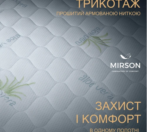 Наматрацник №1001 Alberto Eco Aloe Vera (звичайний на гумці по периметру) - 2