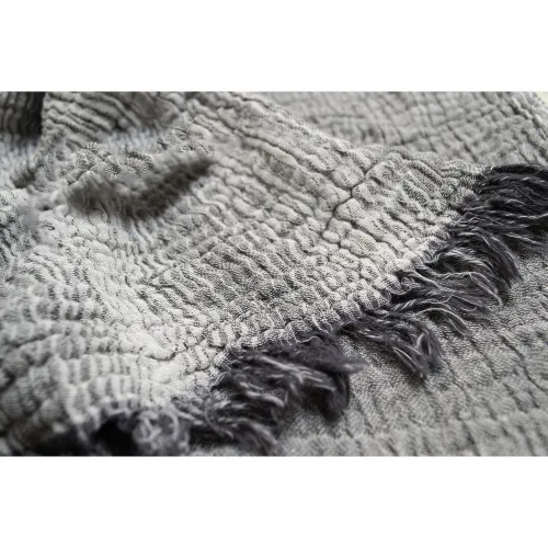 Плед С №1260 Ophelia muslin Antrasit-grey - 3