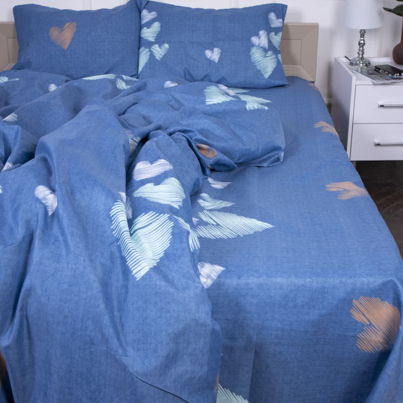 Комплект постельного белья Микрофибра принт 15-0286 Passion - 6