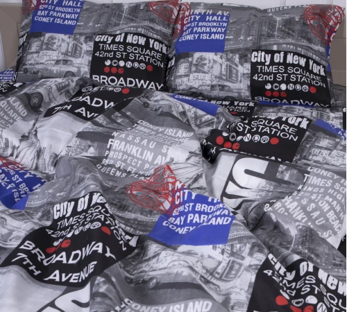 Комплект постельного белья Микрофибра принт 15-0257 Donald - 2