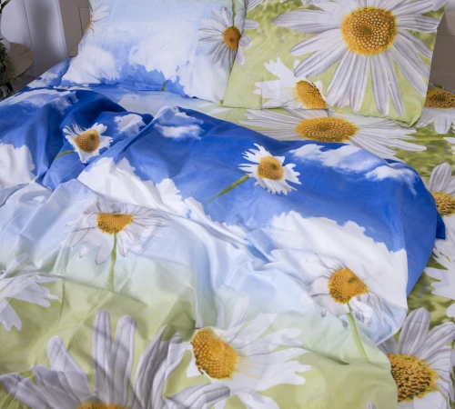 Комплект постельного белья Микрофибра принт 15-0007 Delhi