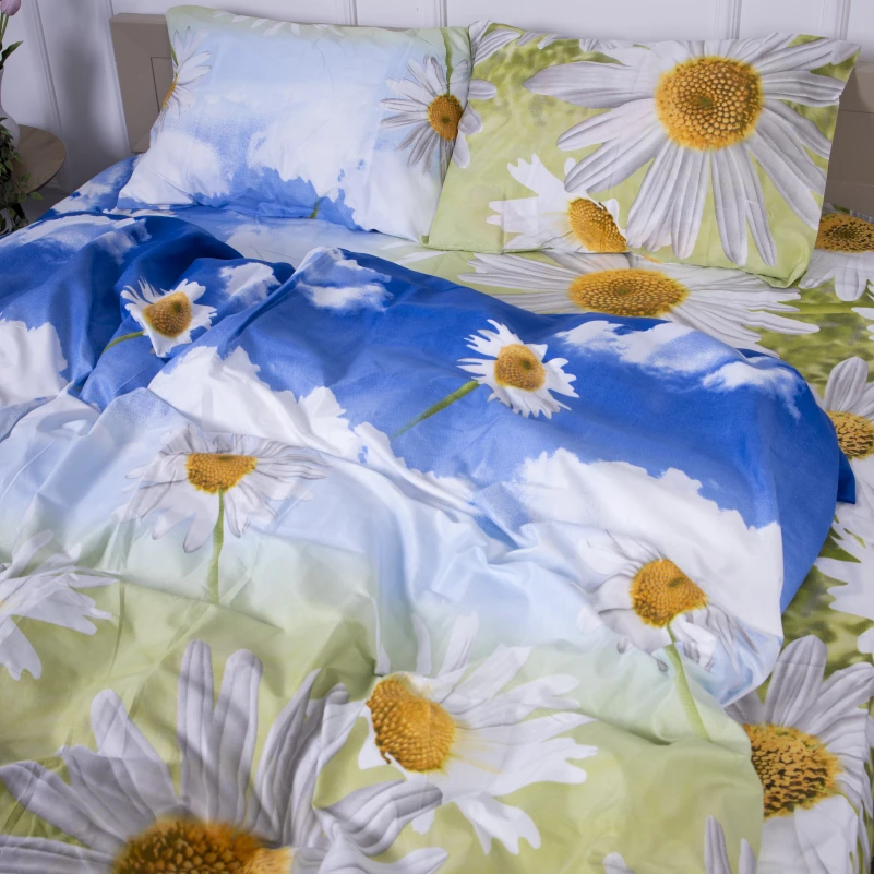 Комплект постельного белья Микрофибра принт 15-0007 Delhi