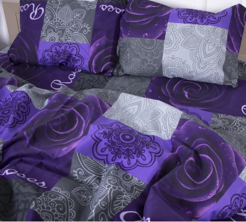 Комплект постельного белья Микрофибра принт 15-0137 Apricot - 2