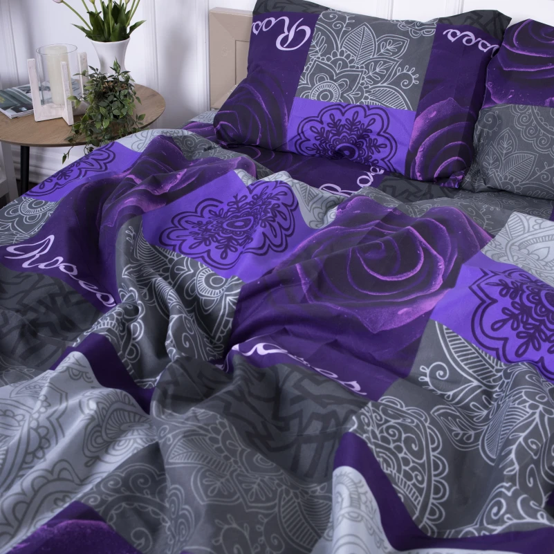 Комплект постельного белья Микрофибра принт 15-0137 Apricot - 2