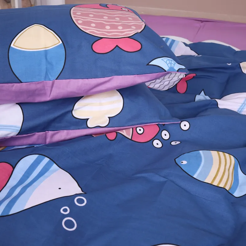 Пододеяльник MirSon Ranforce Elite 17-0466 Fish are fabulous - 3