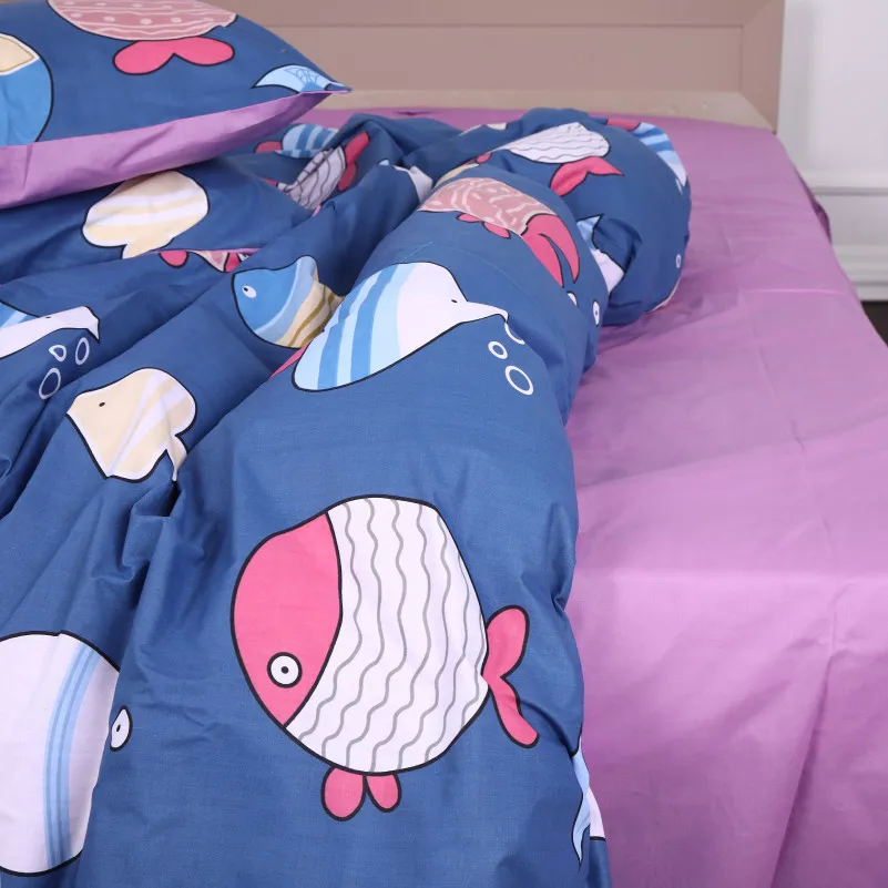 Пододеяльник MirSon Ranforce Elite 17-0466 Fish are fabulous - 4