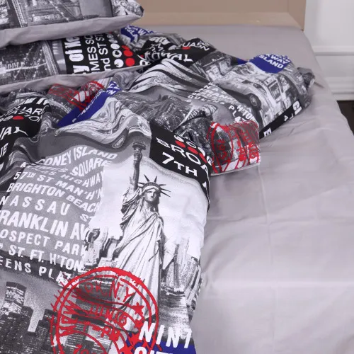 Простирадло MirSon Ranforce Elite 17-0034 Celeste