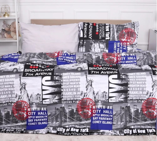 Комплект постільної білизни MirSon Ranforce Elite 17-0034 Celeste