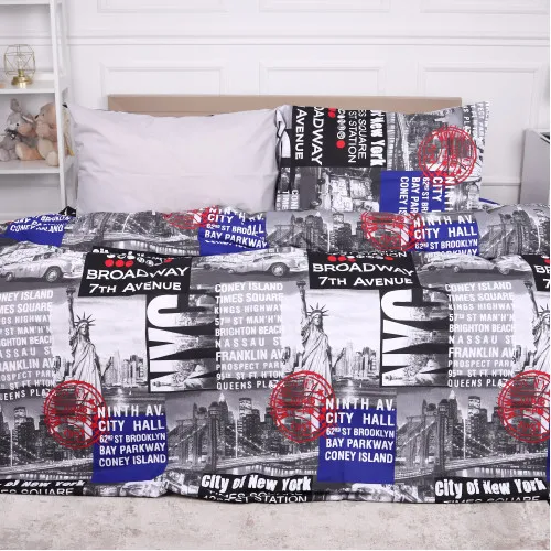 Комплект постільної білизни MirSon Ranforce Elite 17-0034 Celeste