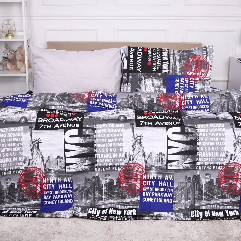 Комплект постільної білизни MirSon Ranforce Elite 17-0034 Celeste