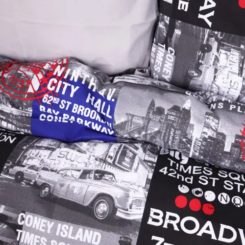 Пододеяльник MirSon Ranforce Elite 17-0034 Celeste