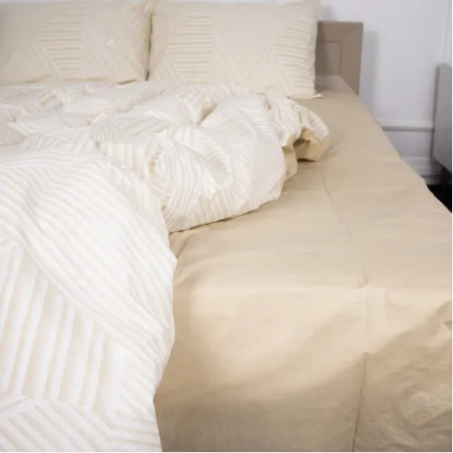 Простирадло Бязь 17-0633 Diamond Creamy