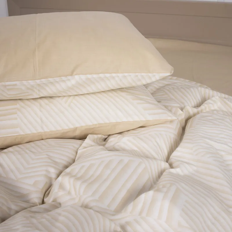 Пододеяльник Ranforce Elite 17-0633 Diamond Creamy - 5