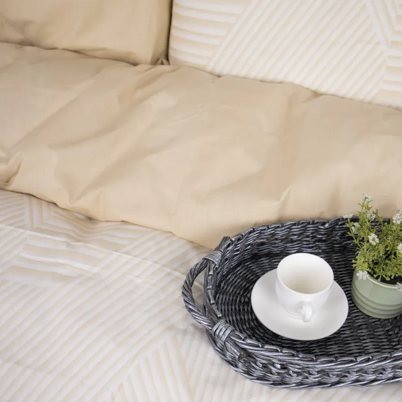 Пододеяльник Ranforce Elite 17-0633 Diamond Creamy