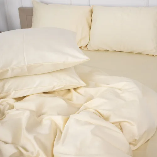 Комплект постільної білизни Сатин "0840 Ivory"