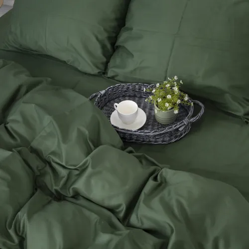 Підковдра  Сатин "0844 Green Olive" - 4