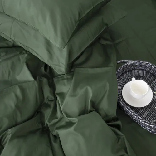 Наволочка Сатин "0844 Green Olive" - 2