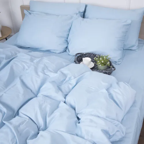 Пододеяльник Сатин "0842 Light Blue" - 2