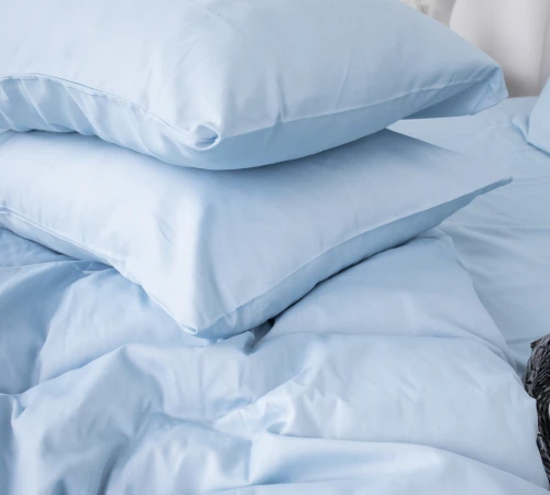 Комплект постільної білизни Сатин "0842 Light Blue"