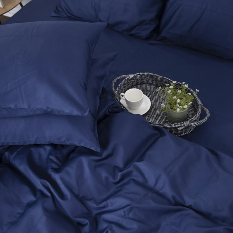 Простынь на резинке (САТИН) 4052 Ocean - высота 25 см (детские 10 см) - 4