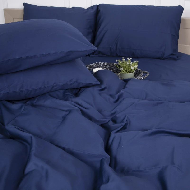 Простынь на резинке (САТИН) 4052 Ocean - высота 25 см (детские 10 см) - 2