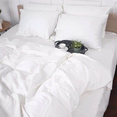 Пододеяльник сатиновый 0001 Moko White