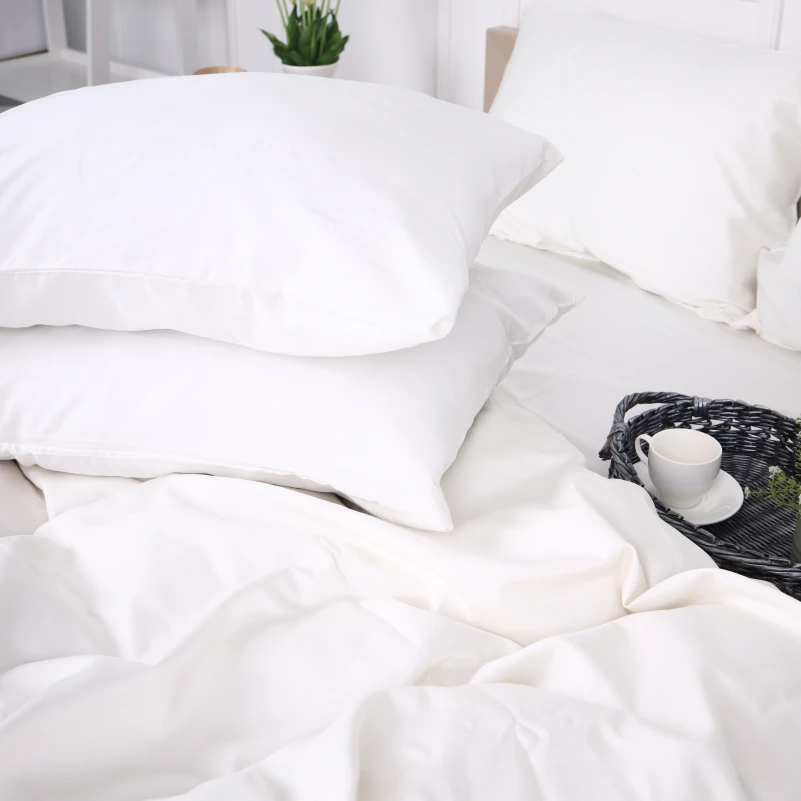 Постельное белье 0001 Moko White