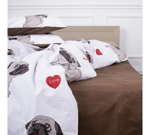 Простирадло Ranforce Elite 17-0566 Pug-dog