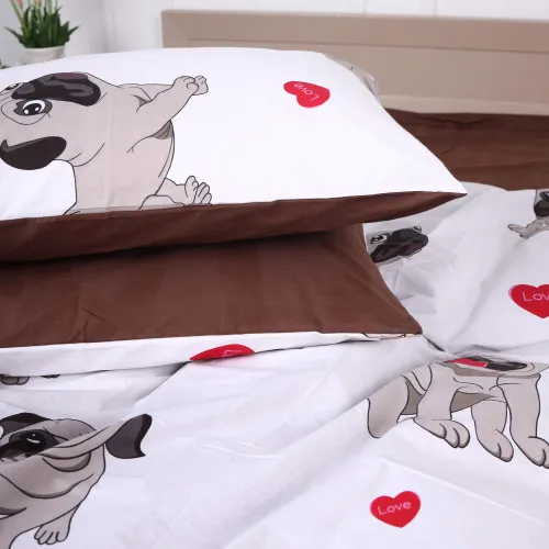 Наволочка MirSon Ranforce Elite 17-0566 Pug-dog