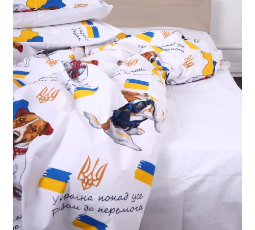 Простирадло MirSon Ranforce Elite 17-0595 "Пес Патрон"