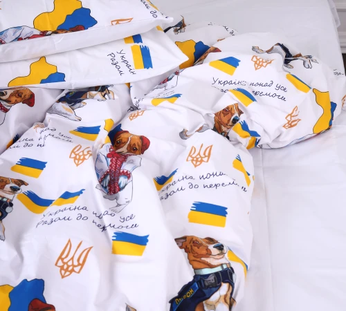 Простирадло MirSon Ranforce Elite 17-0595 "Пес Патрон" - 2