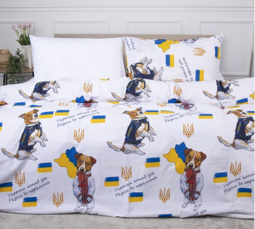 Комплект постельного белья MirSon Ranforce Elite 17-0595 "Пес Патрон"