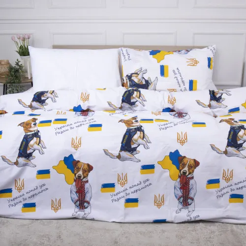 Комплект постельного белья MirSon Ranforce Elite 17-0595 "Пес Патрон"