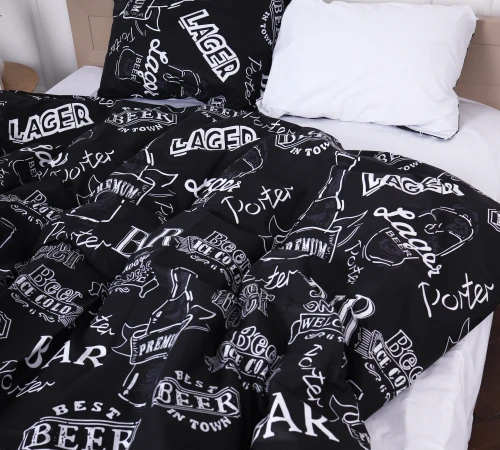 Підковдра Бязь 17-0510 Beer Bar blac