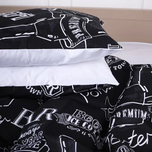 Наволочка Бязь 17-0510 Beer Bar blac - 2