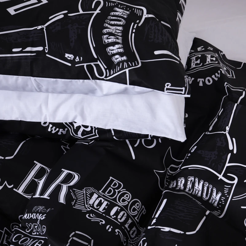 Наволочка Бязь 17-0510 Beer Bar blac - 2