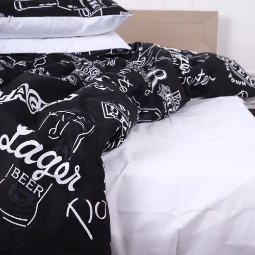 Простынь MirSon Ranforce Elite 17-0510 Beer Bar blac