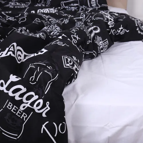 Простынь MirSon Ranforce Elite 17-0510 Beer Bar blac - 2