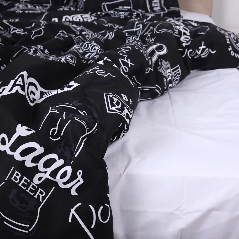 Пододеяльник Бязь 17-0510 Beer Bar blac - 4