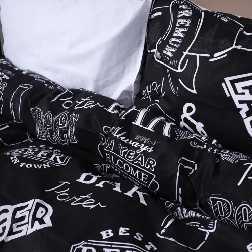 Пододеяльник MirSon Ranforce Elite 17-0510 Beer Bar blac