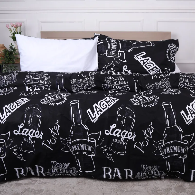 Пододеяльник MirSon Ranforce Elite 17-0510 Beer Bar blac - 2
