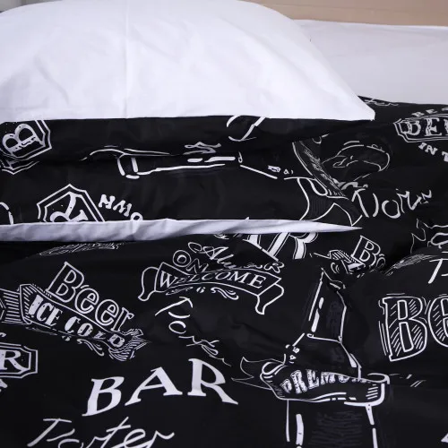 Наволочка MirSon Ranforce Elite 17-0510 Beer Bar blac