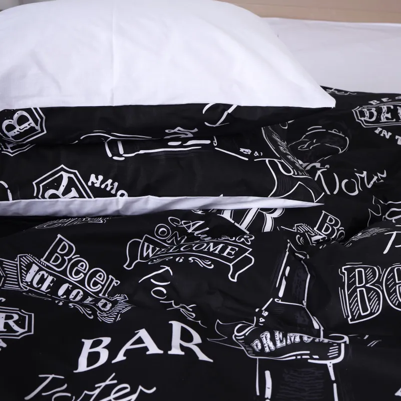 Комплект постельного белья MirSon Ranforce Elite 17-0510 Beer Bar blac - 2