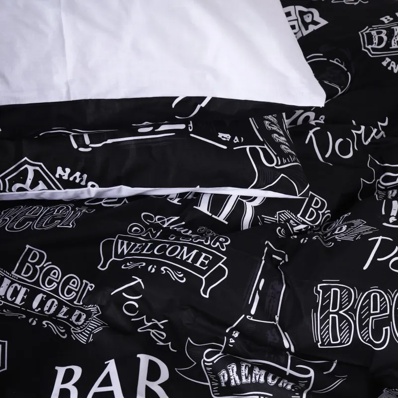 Комплект постельного белья MirSon Ranforce Elite 17-0510 Beer Bar blac - 3