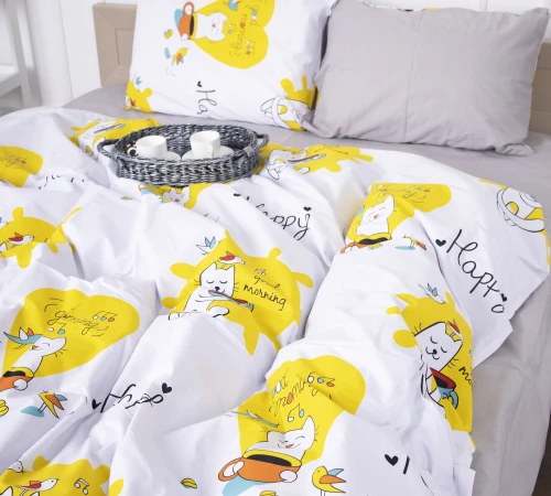 Підковдра Бязь 17-0574 Good Morning Cat