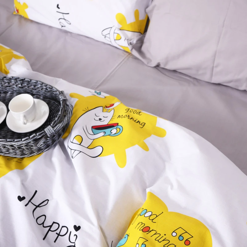 Пододеяльник Бязь 17-0574 Good Morning Cat - 2