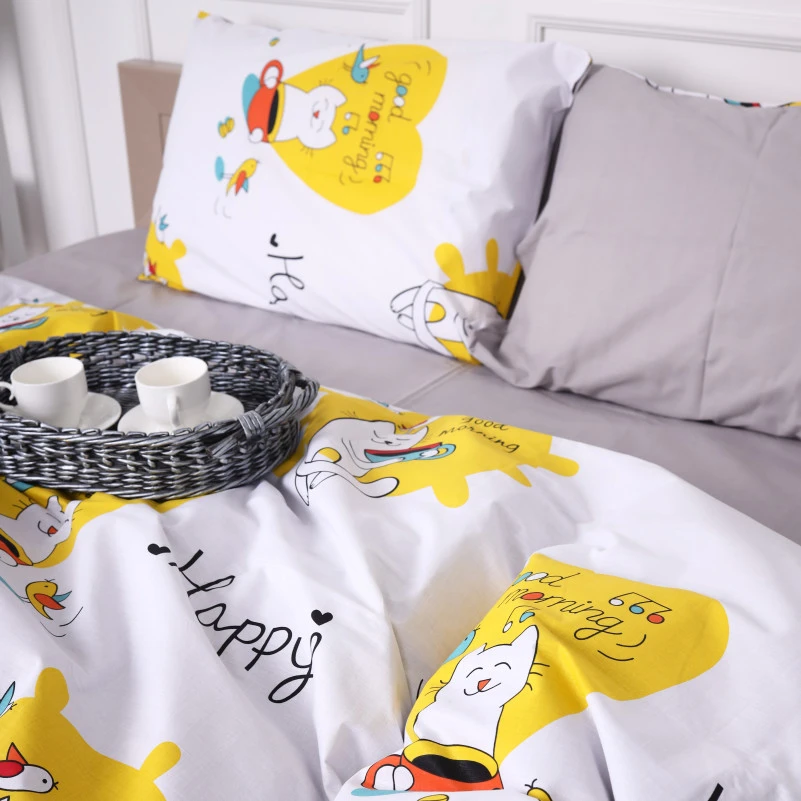 Наволочка Бязь 17-0574 Good Morning Cat - 4