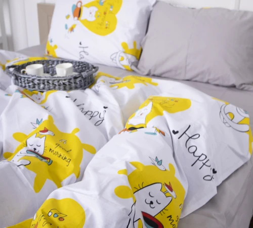Підковдра Бязь 17-0574 Good Morning Cat - 2